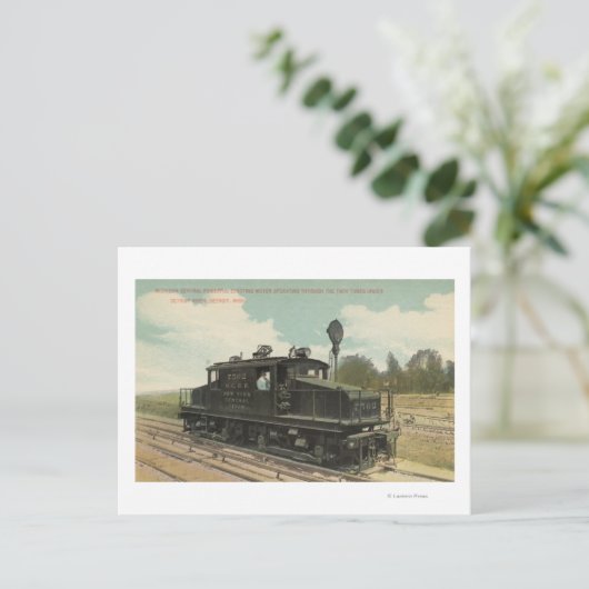 ミシガン中央電気自動車エンジン ポストカード (スタンド正面)