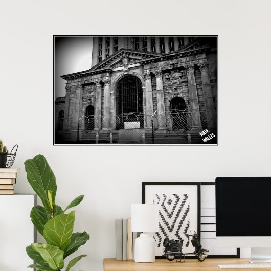 ミシガン中央駅 ポスター (ホームオフィス)