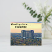 ミシガン中央駅（列車区）、デトロイト、MI ポストカード (スタンド正面)