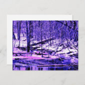 ミシガン冬 ポストカード (正面/裏面)