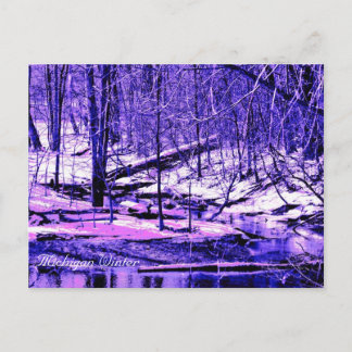 ミシガン冬 ポストカード