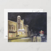 ミシガン劇場の夜 ポストカード (正面/裏面)