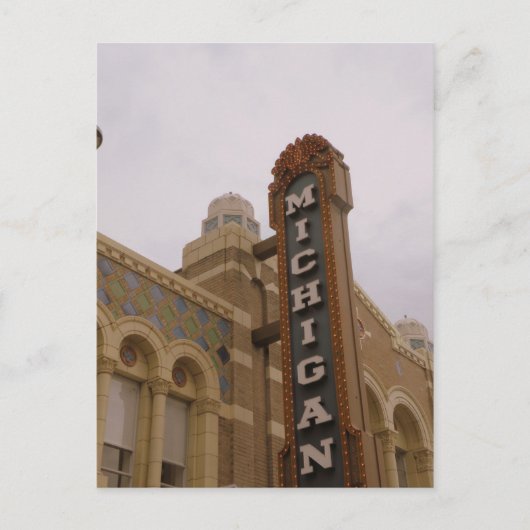 ミシガン劇場はがき ポストカード (正面)