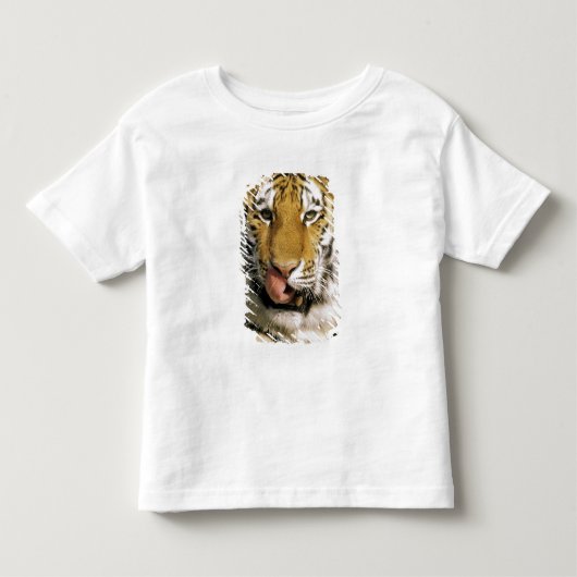 ミシガン動物園のトラ トドラーTシャツ (正面)