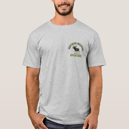 ミシガン北部冒険Tシャツ Tシャツ (正面)