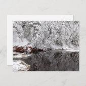 ミシガン半島のベッセマー州ブラック・リバー ポストカード (正面/裏面)