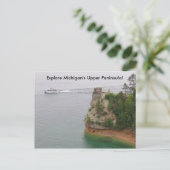 ミシガン半島のマナーズ城を訪れる ポストカード (スタンド正面)