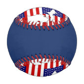 ミシガン地図 野球ボール (裏面)