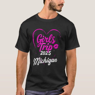 ミシガン女子旅行2025 Tシャツ 女性 週末 誕生日