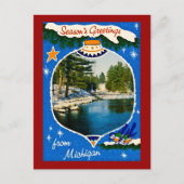 ミシガン季節のごあいさつ シーズンポストカード (正面)