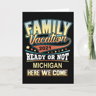 ミシガン家族旅行最高の思い出 カード