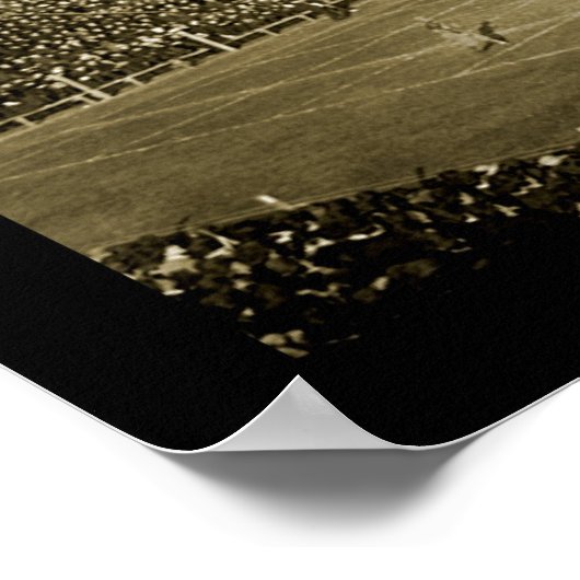 ミシガン対ウィスコンシンのサッカー写真1905 ポスター (角)