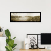 ミシガン対ウィスコンシンのサッカー写真1905 ポスター (ホームオフィス)