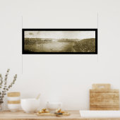 ミシガン対ウィスコンシンのサッカー写真1905 ポスター (キッチン)