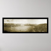 ミシガン対ウィスコンシンのサッカー写真1905 ポスター (正面)