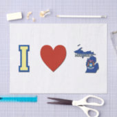 ミシガン州が大好き 薄葉紙 (クラフト)