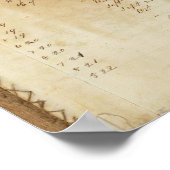 ミシガン州とインディアナ州縁どの調査指数 ポスター (角)