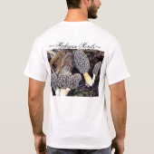 ミシガン州のアミガサタケ Tシャツ (裏面)