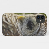 ミシガン州のオビヒメフクロウ、Strix varia Case-Mate iPhoneケース (裏面(横))