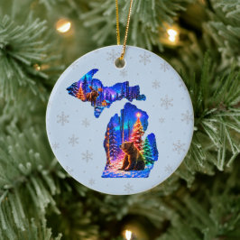 ミシガン州のクリスマス・ウィルフェアを個性的に セラミックオーナメント