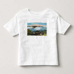 ミシガン州のナイアガラ・フォールズの中央列車の眺め トドラーTシャツ