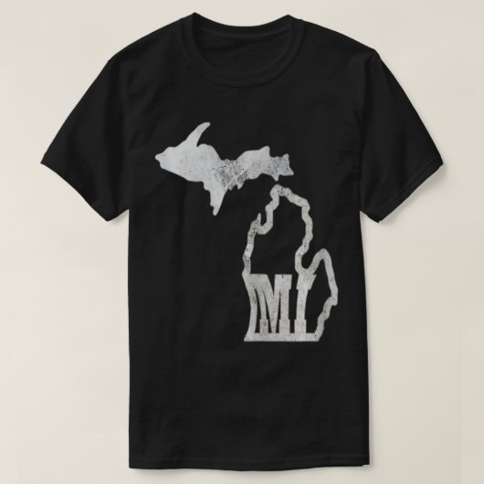 ミシガン州のプライドアメリカ Tシャツ (デザイン正面)