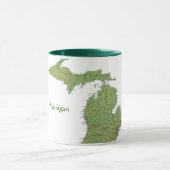 ミシガン州のマグ マグカップ (中央)