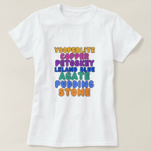 ミシガン州のロックハウンドTシャツ