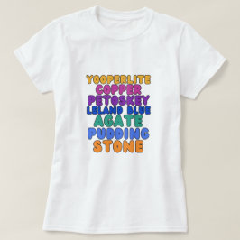 ミシガン州のロックハウンドTシャツ Tシャツ