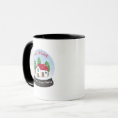 ミシガン州の冬のコーヒーマグ マグカップ (正面左)