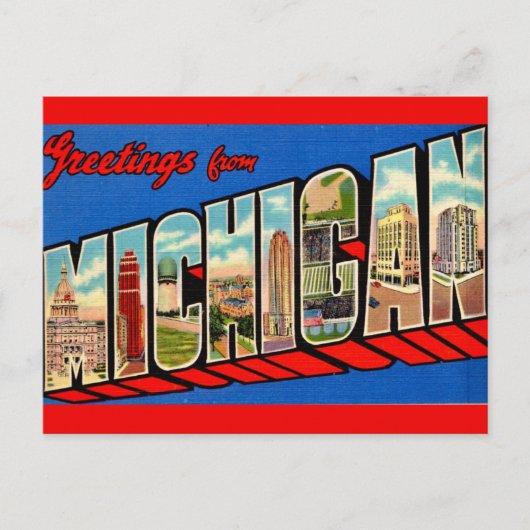 ミシガン州の名所 ポストカード (正面)