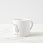 ミシガン州の地図 エスプレッソカップ (正面右)