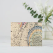 ミシガン州の地図 ポストカード (スタンド正面)