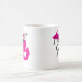 ミシガン州の女の子のレトロのコーヒー・マグ誇りを持ったなMichigander コーヒーマグカップ (中央)