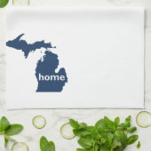 ミシガン州の家 キッチンタオル (折り畳み)