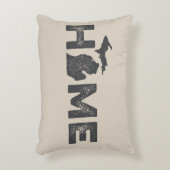 ミシガン州の故郷の州愛枕 アクセントクッション (正面(垂直))