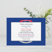 ミシガン州の旗 ウェディング 招待状 (スタンド正面)