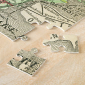 ミシガン州の旧式な地図のカラフルな州のノーサー ジグソーパズル (側面)