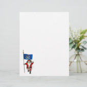 ミシガン州の看板のあるサンタクロース (スタンド正面)