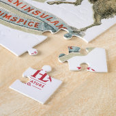 ミシガン州の紋章付き外衣 ジグソーパズル (側面)