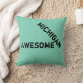 ミシガン州の素晴らしい引用文の装飾用クッション クッション (ブランケット)