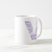 ミシガン州の膣の勝利のためのV コーヒーマグカップ (正面右)