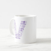 ミシガン州の膣の勝利のためのV コーヒーマグカップ (正面左)