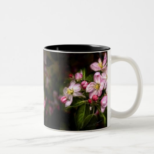 ミシガン州の開花 ツートーンマグカップ (右)