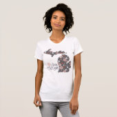 ミシガン州をフローラ満杯 Tシャツ (正面フル)