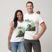 ミシガン州を渡って自転車に乗ること Tシャツ (ユニセックス)