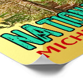 ミシガン州アイルロイヤル国立公園 ポスター (角)