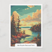 ミシガン州アイルロイヤル国立公園 ポストカード (正面)