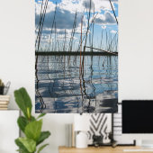 ミシガン州アッパー半島のライス湖の葦 ポスター (ホームオフィス)