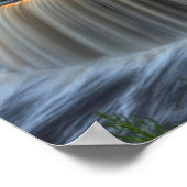 ミシガン州アッパー滝 ポスター (角)